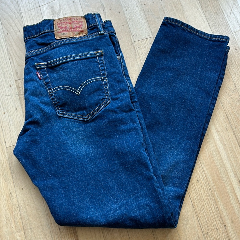 Levi’s men’s blue jeans 511 size W34 L32